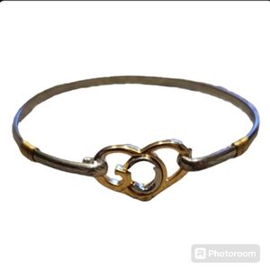 Heart Bangle Bracelet